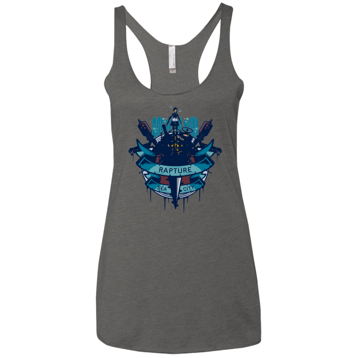 T-Shirts Premium Heather / X-Small Under The Sea Women's Triblend Racerback Tank