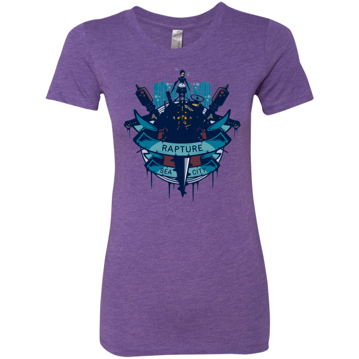 T-Shirts Purple Rush / S Under The Sea Women's Triblend T-Shirt