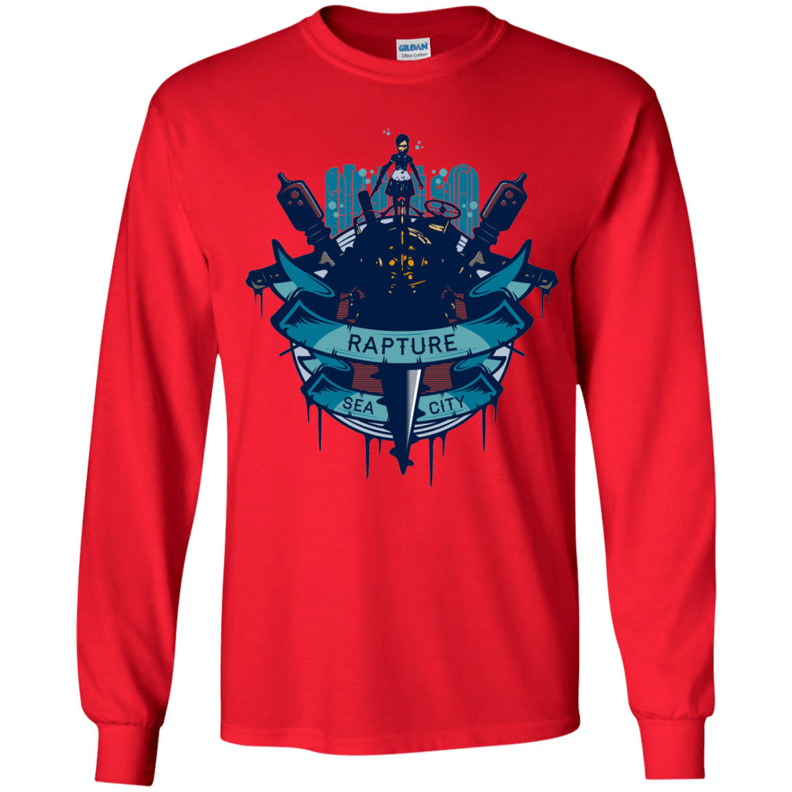 T-Shirts Red / YS Under The Sea Youth Long Sleeve T-Shirt