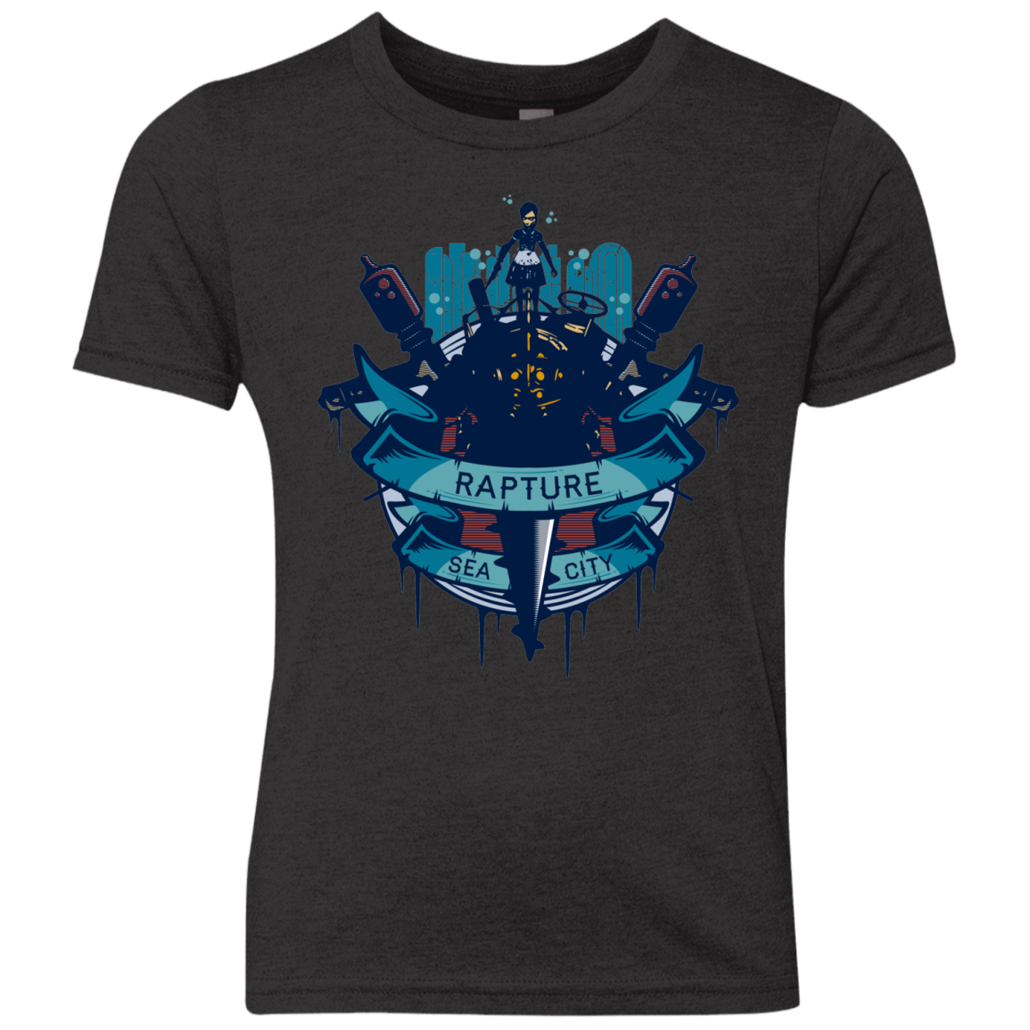 T-Shirts Vintage Black / YXS Under The Sea Youth Triblend T-Shirt