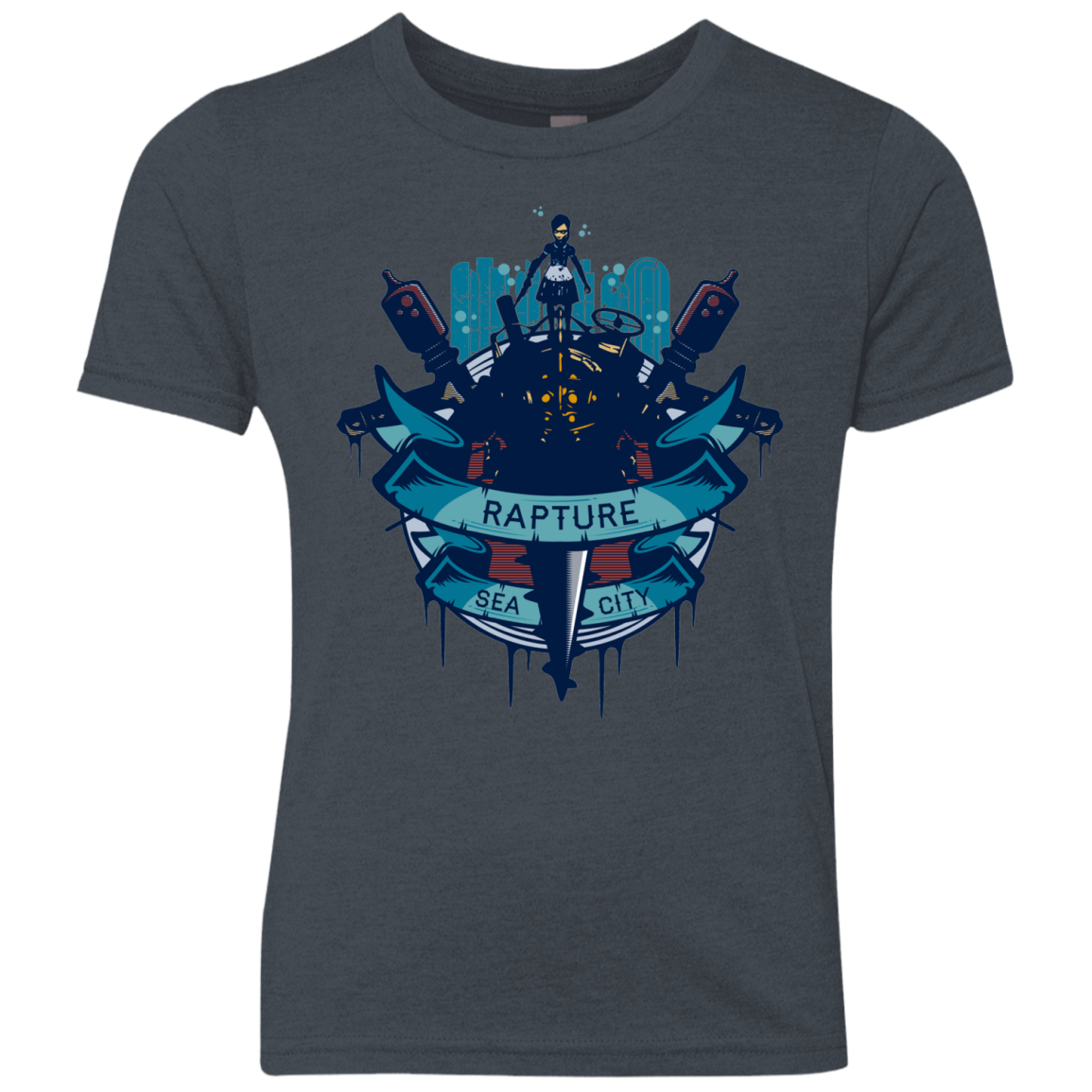 T-Shirts Vintage Navy / YXS Under The Sea Youth Triblend T-Shirt