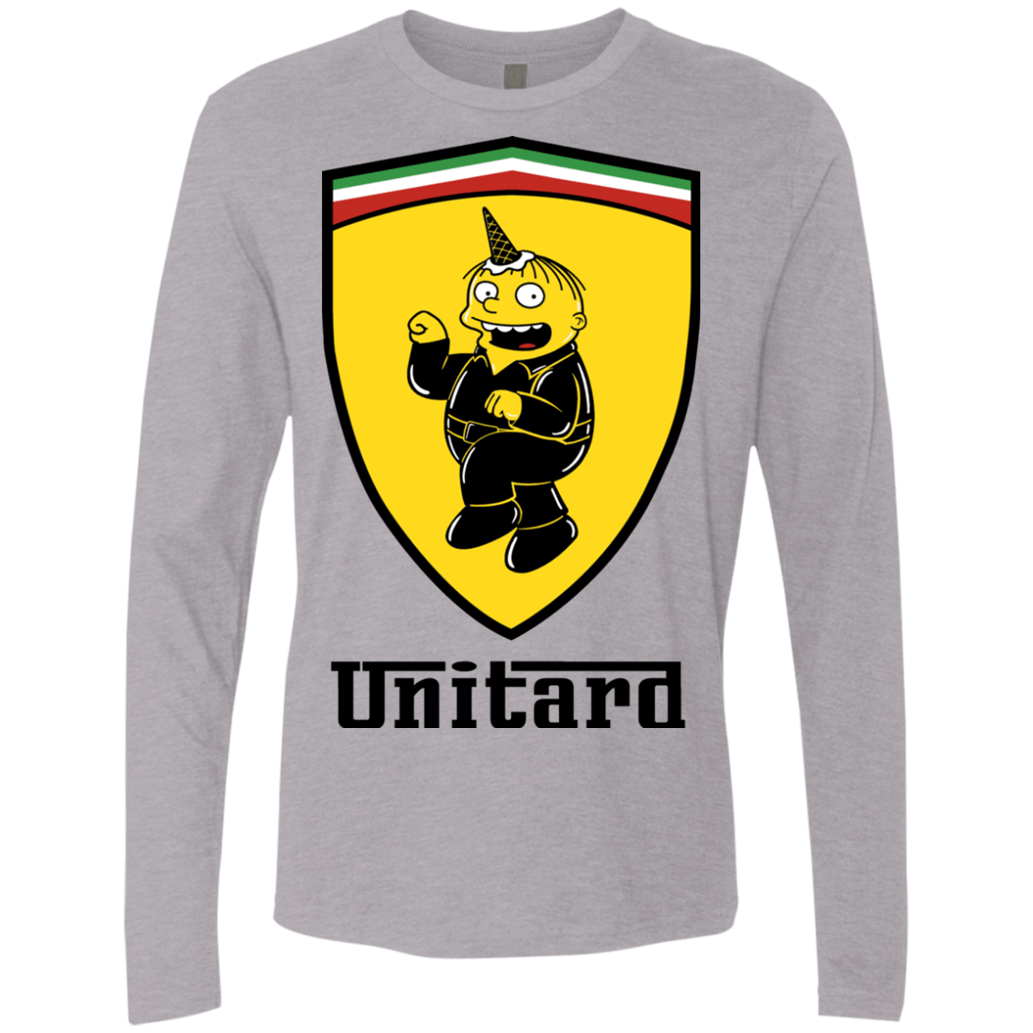 T-Shirts Heather Grey / S Unitardi Men's Premium Long Sleeve