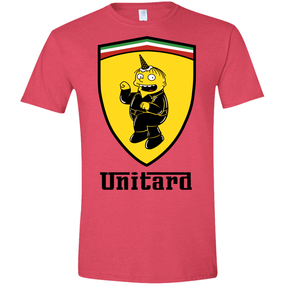 T-Shirts Heather Red / S Unitardi Men's Semi-Fitted Softstyle
