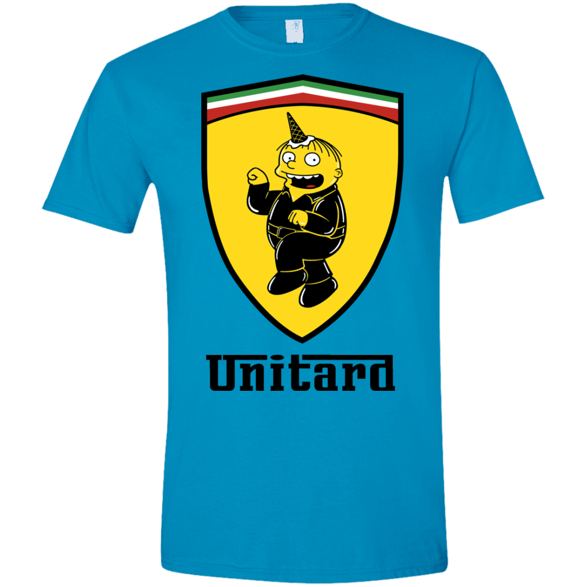 T-Shirts Sapphire / S Unitardi Men's Semi-Fitted Softstyle