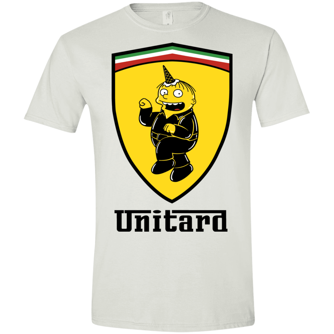 T-Shirts White / X-Small Unitardi Men's Semi-Fitted Softstyle