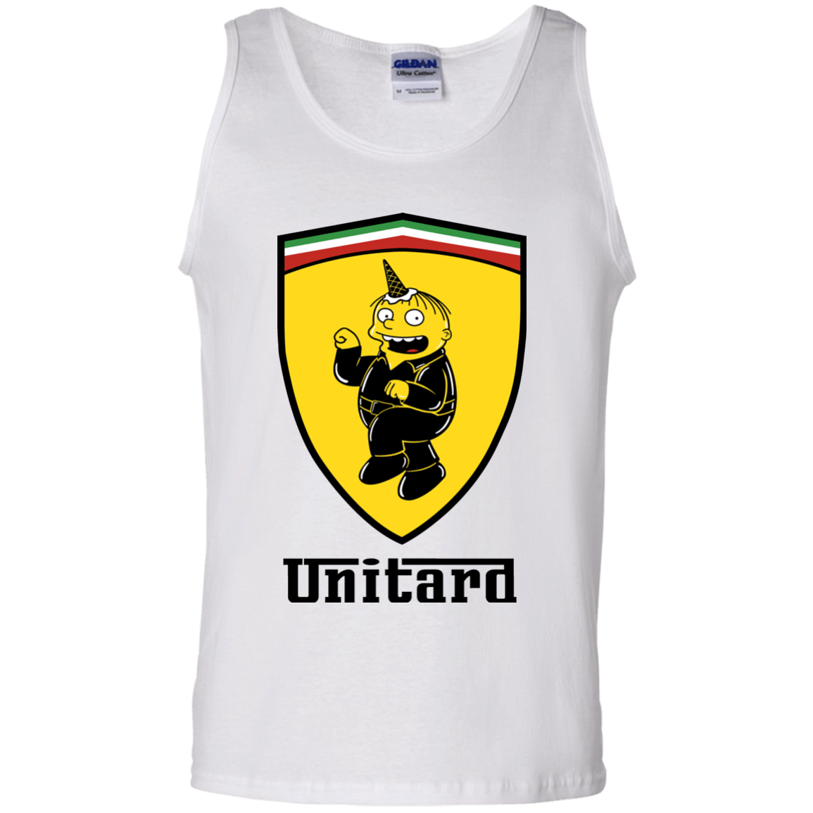 T-Shirts White / S Unitardi Men's Tank Top