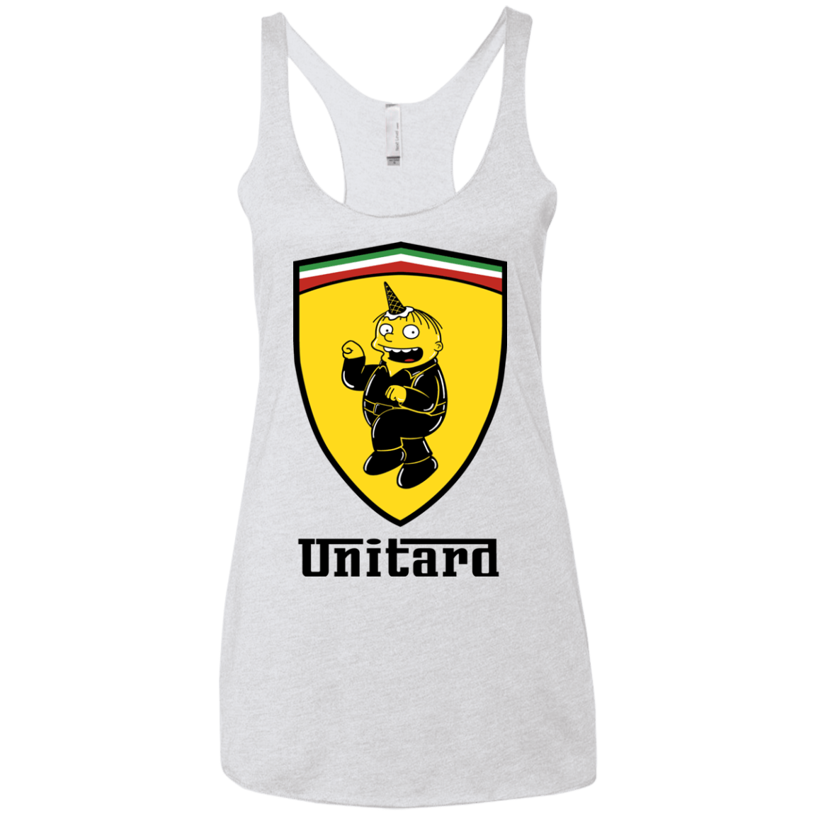 T-Shirts Heather White / X-Small Unitardi Women's Triblend Racerback Tank