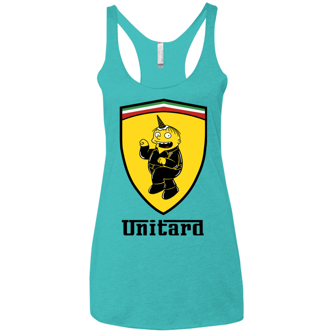 T-Shirts Tahiti Blue / X-Small Unitardi Women's Triblend Racerback Tank
