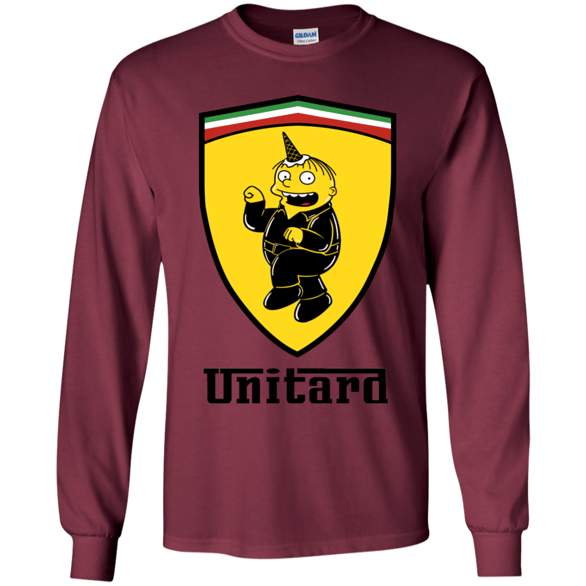 T-Shirts Maroon / YS Unitardi Youth Long Sleeve T-Shirt