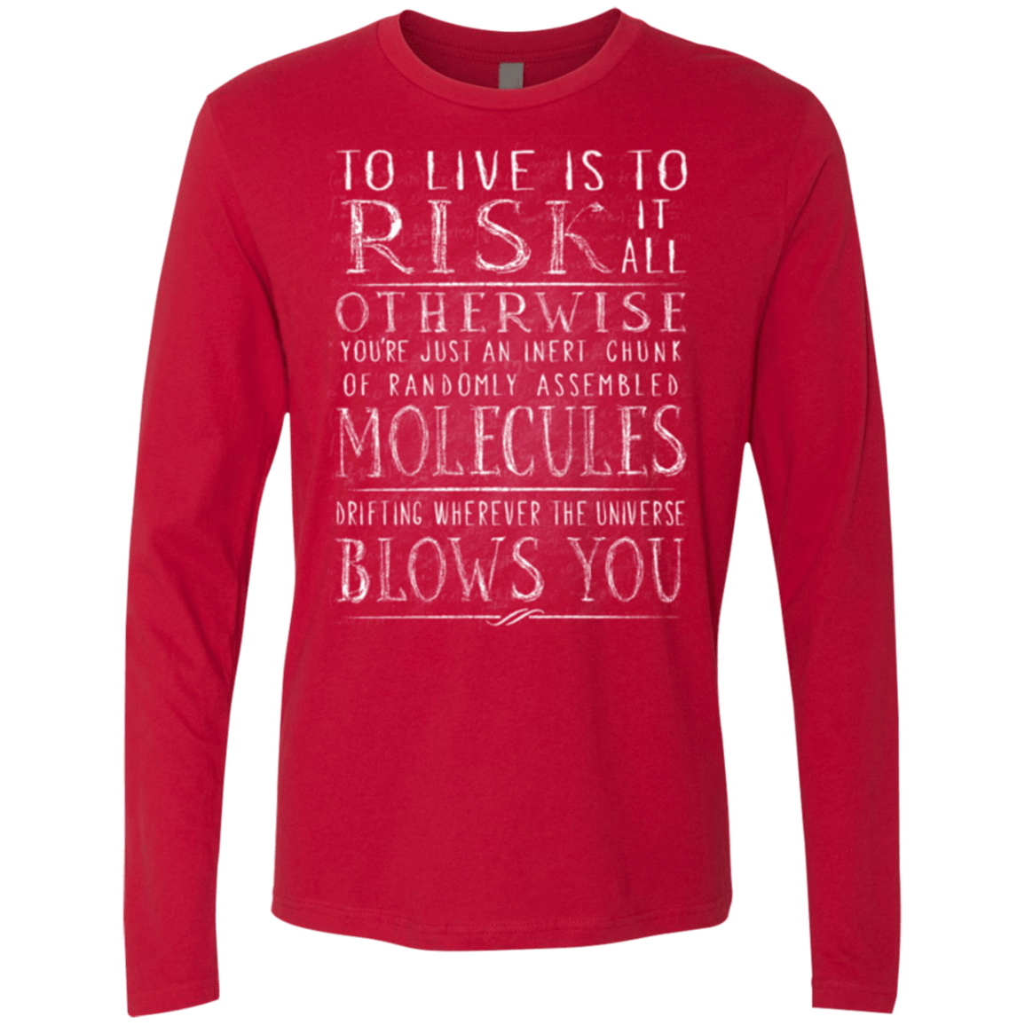 T-Shirts Red / Small Universe Blows Men's Premium Long Sleeve