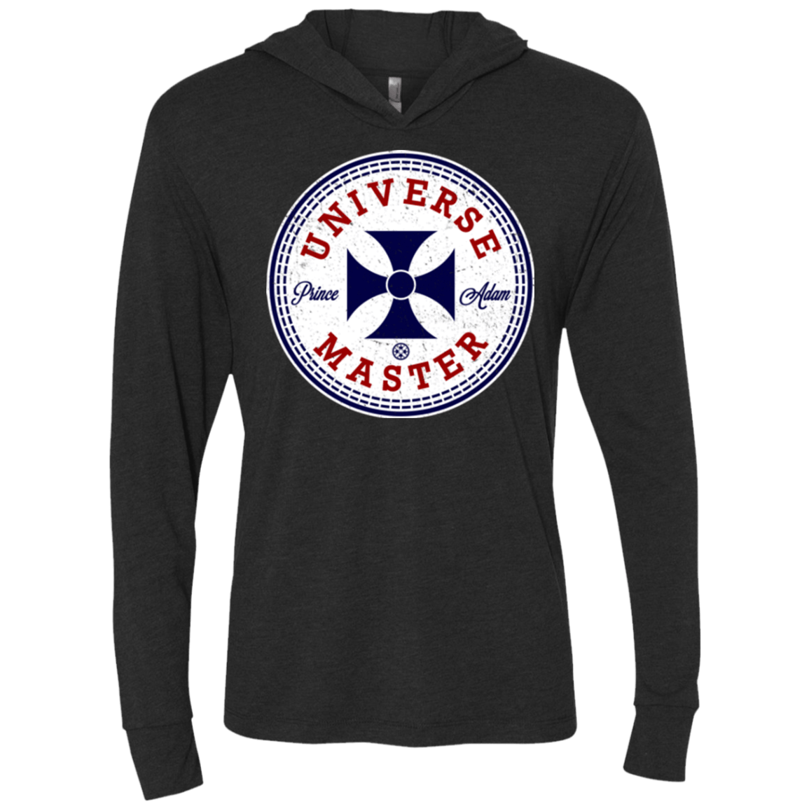 T-Shirts Vintage Black / X-Small Universe Master Triblend Long Sleeve Hoodie Tee