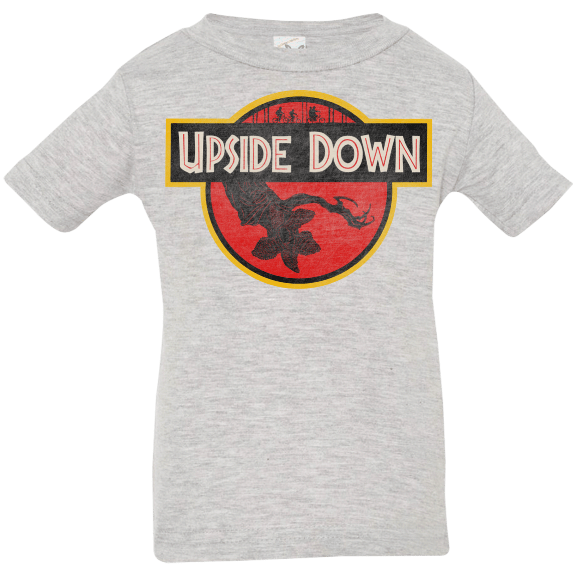 T-Shirts Heather Grey / 6 Months Upside Down Infant Premium T-Shirt