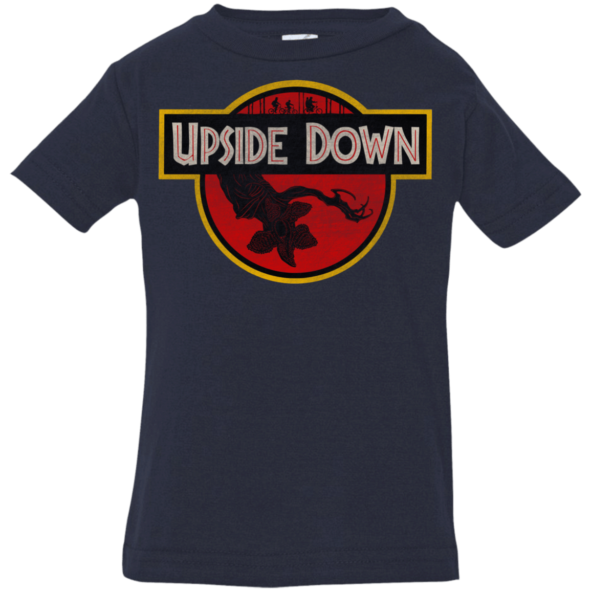 T-Shirts Navy / 6 Months Upside Down Infant Premium T-Shirt