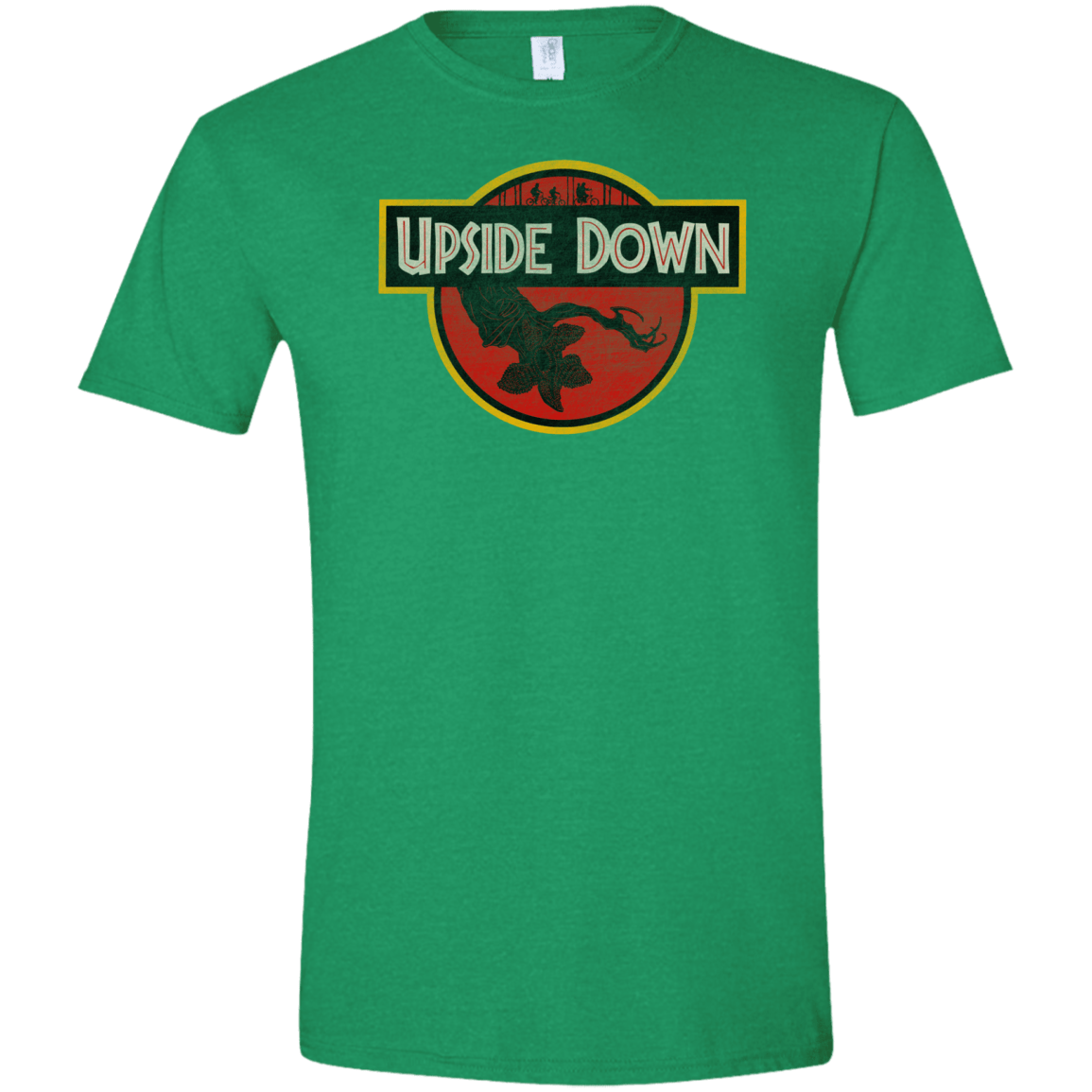 T-Shirts Heather Irish Green / S Upside Down Men's Semi-Fitted Softstyle