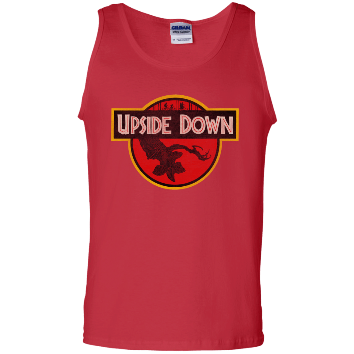 T-Shirts Red / S Upside Down Men's Tank Top