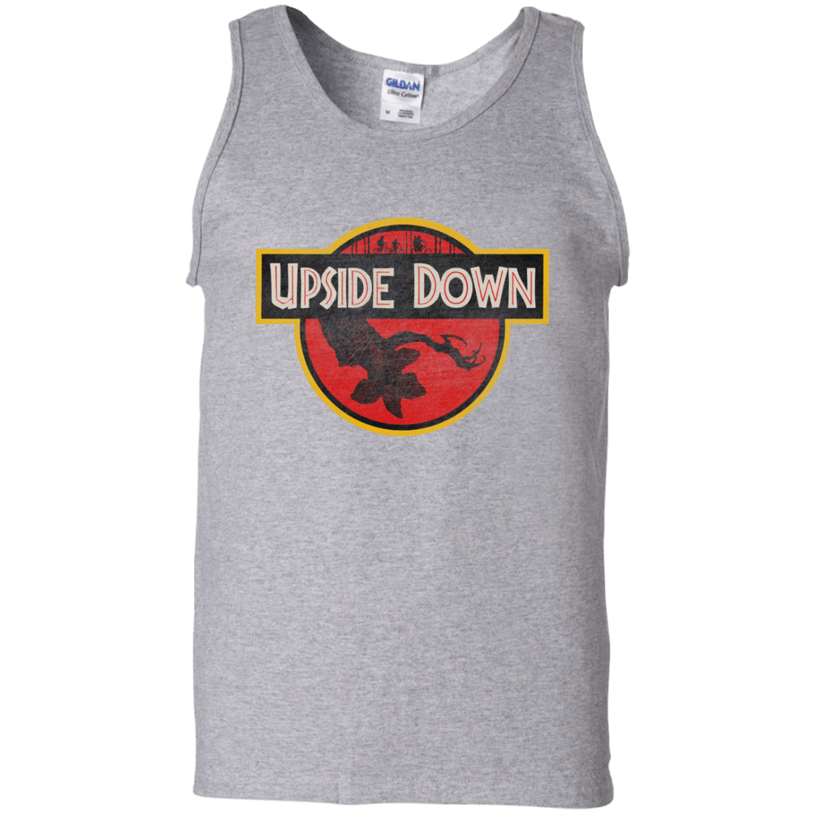T-Shirts Sport Grey / S Upside Down Men's Tank Top