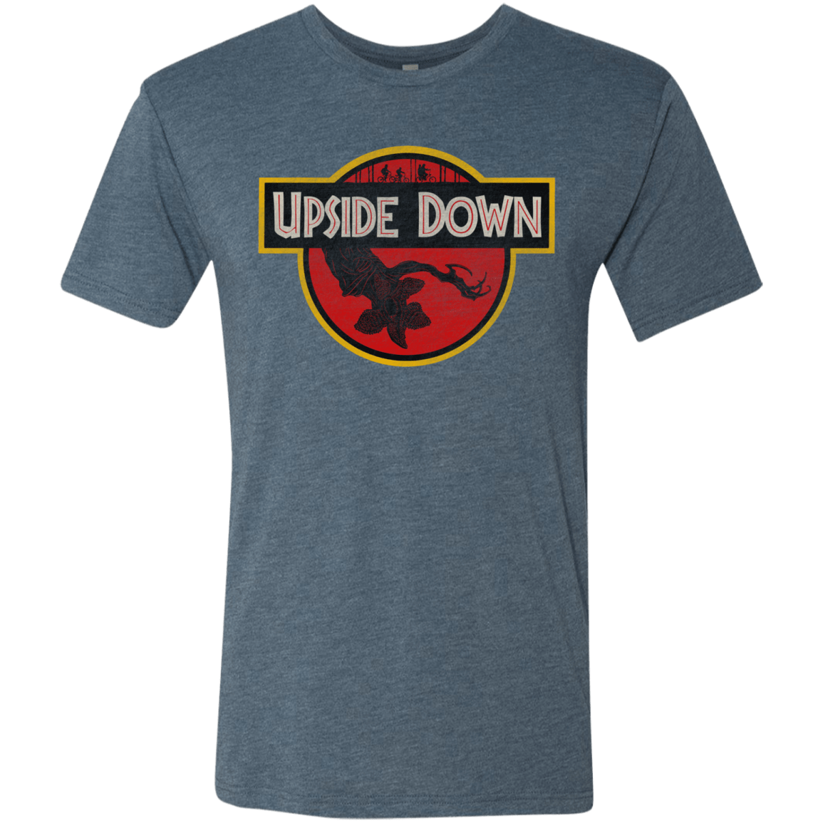 T-Shirts Indigo / S Upside Down Men's Triblend T-Shirt