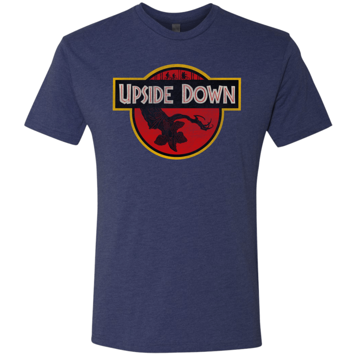 T-Shirts Vintage Navy / S Upside Down Men's Triblend T-Shirt