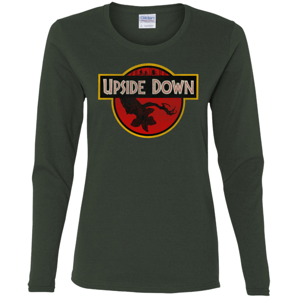 T-Shirts Forest / S Upside Down Women's Long Sleeve T-Shirt