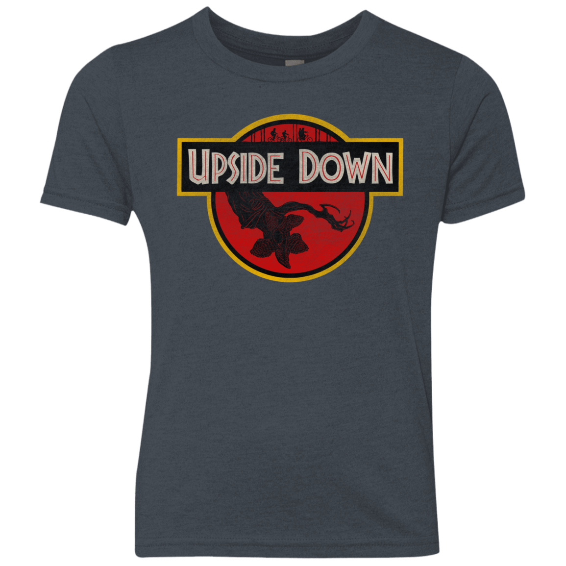 T-Shirts Vintage Navy / YXS Upside Down Youth Triblend T-Shirt