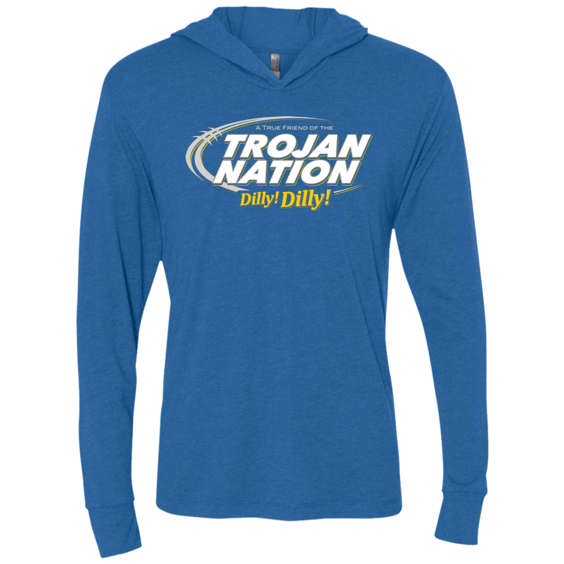 T-Shirts Vintage Royal / X-Small USC Dilly Dilly Triblend Long Sleeve Hoodie Tee