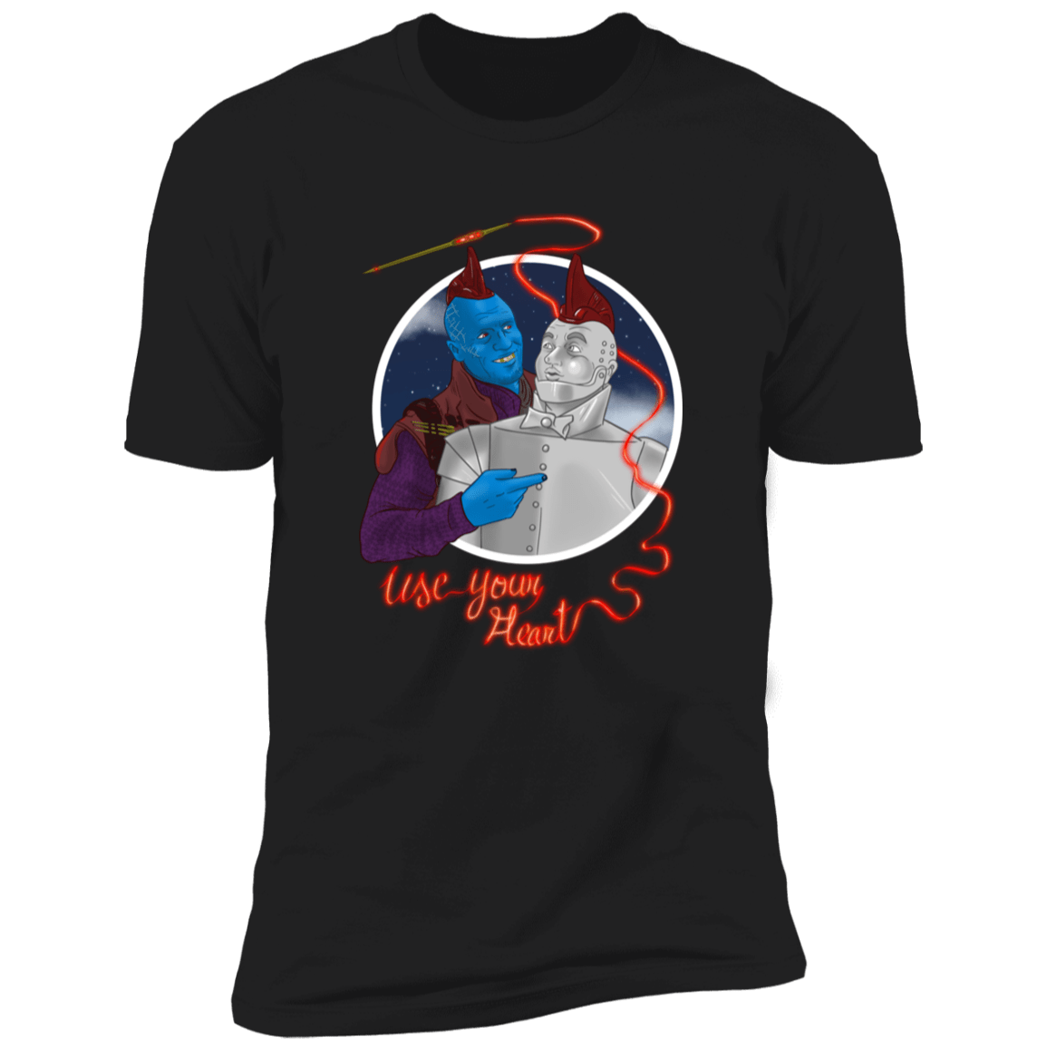 T-Shirts Black / X-Small Use your Heart Men's Premium T-Shirt