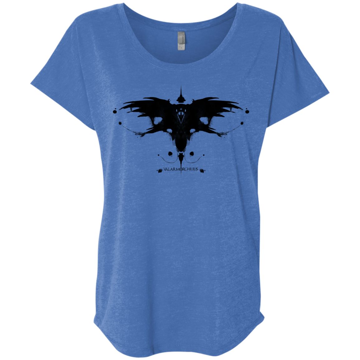 T-Shirts Vintage Royal / X-Small Valar Morghulis Triblend Dolman Sleeve