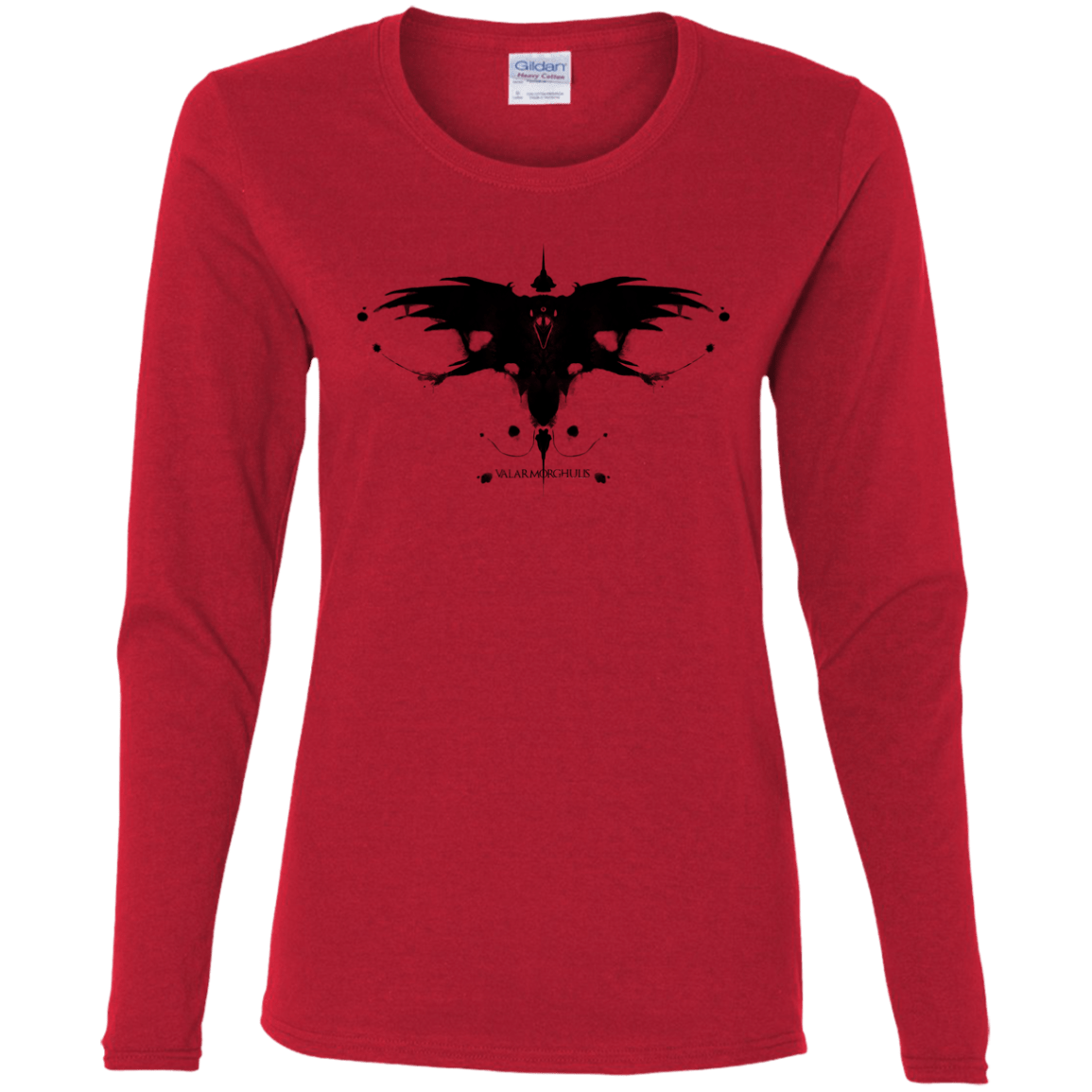 T-Shirts Red / S Valar Morghulis Women's Long Sleeve T-Shirt