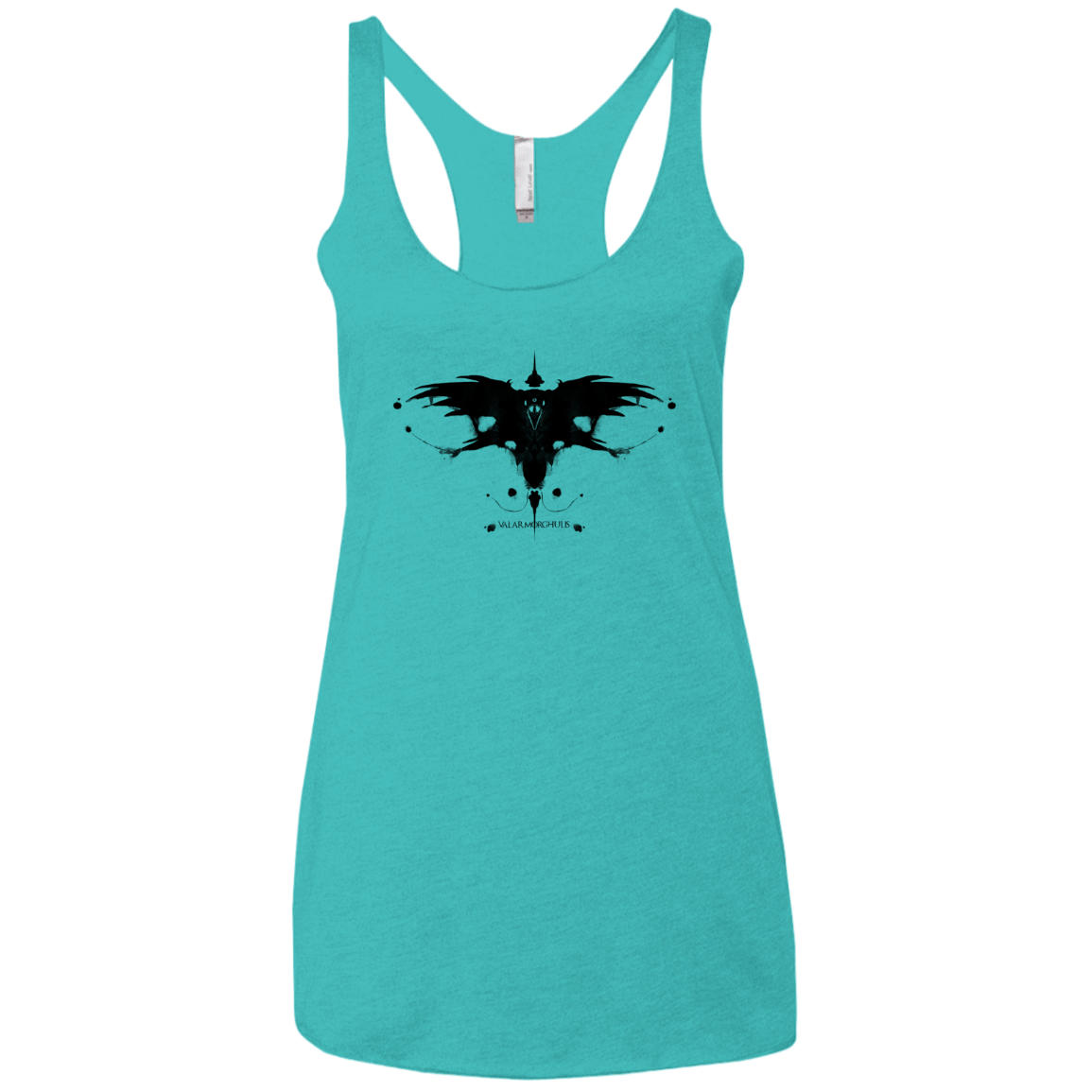 T-Shirts Tahiti Blue / X-Small Valar Morghulis Women's Triblend Racerback Tank
