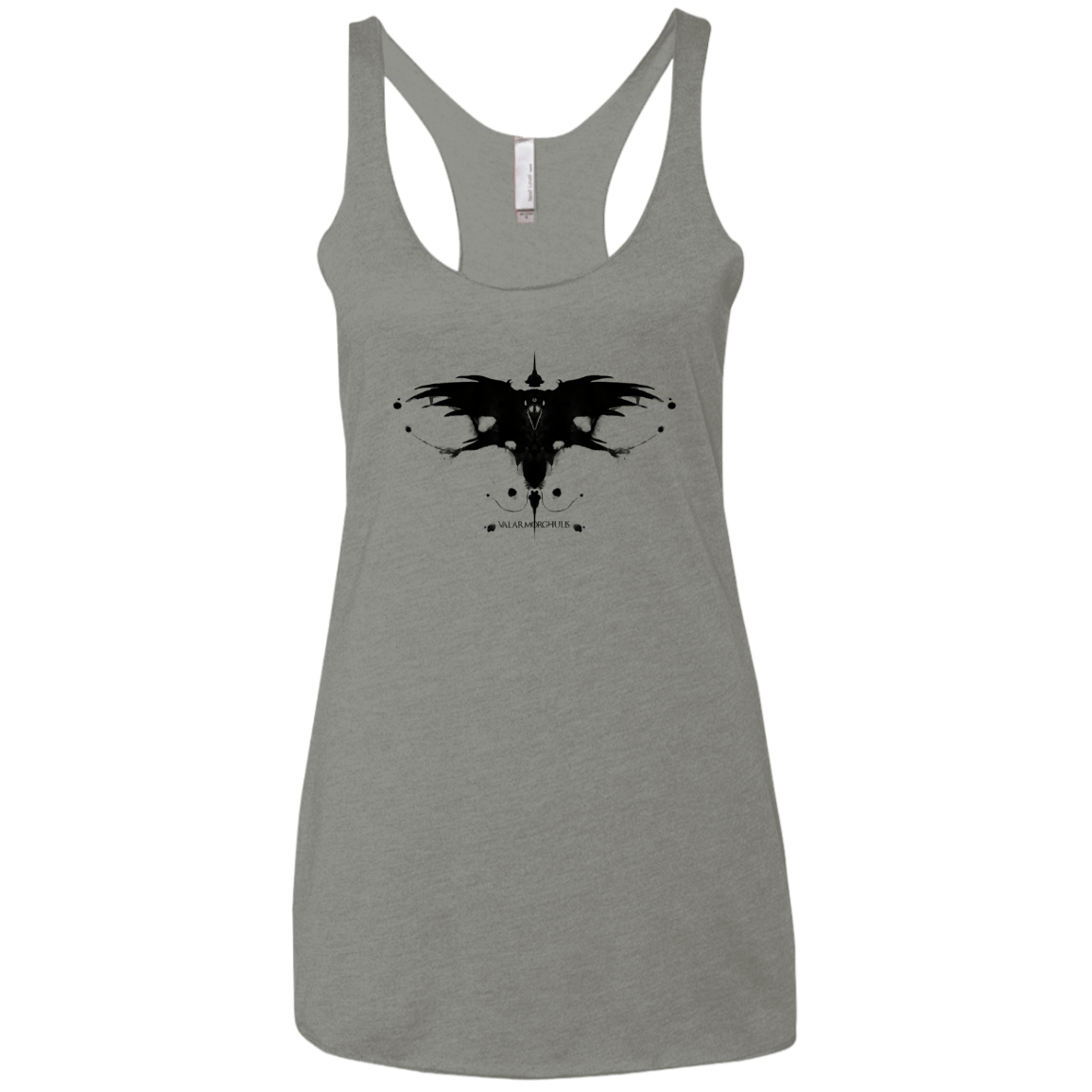 T-Shirts Venetian Grey / X-Small Valar Morghulis Women's Triblend Racerback Tank