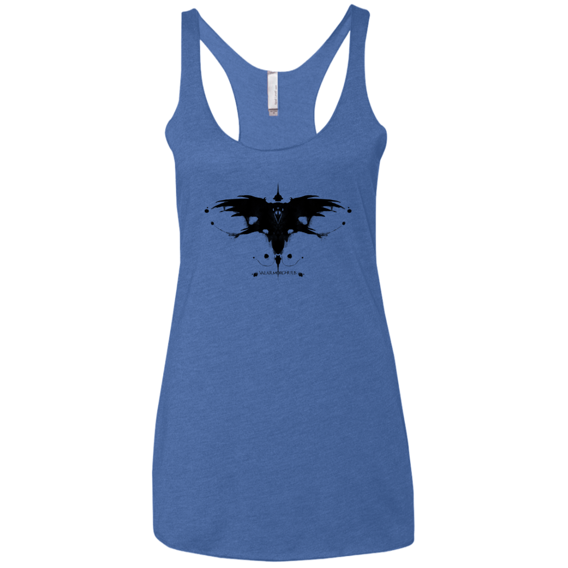 T-Shirts Vintage Royal / X-Small Valar Morghulis Women's Triblend Racerback Tank