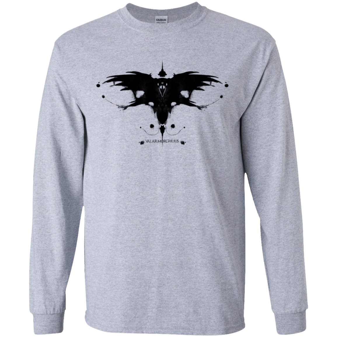 T-Shirts Sport Grey / YS Valar Morghulis Youth Long Sleeve T-Shirt