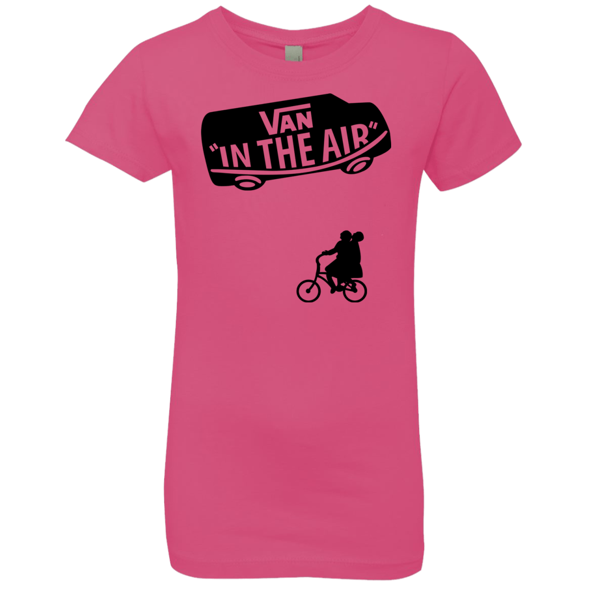 T-Shirts Hot Pink / YXS Van in the Air Girls Premium T-Shirt