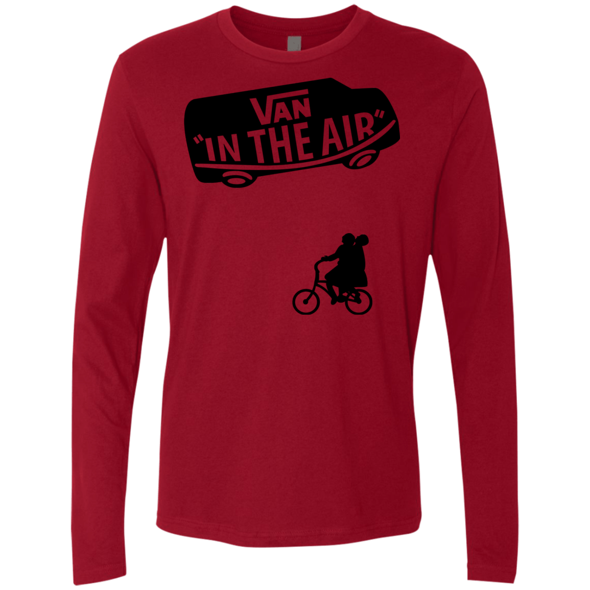 T-Shirts Cardinal / S Van in the Air Men's Premium Long Sleeve