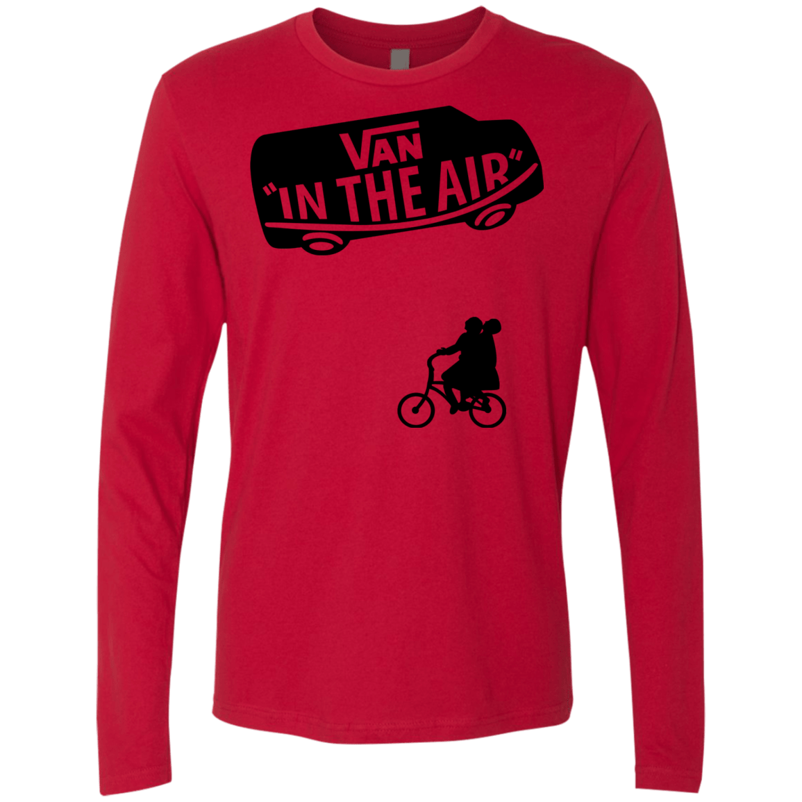 T-Shirts Red / S Van in the Air Men's Premium Long Sleeve