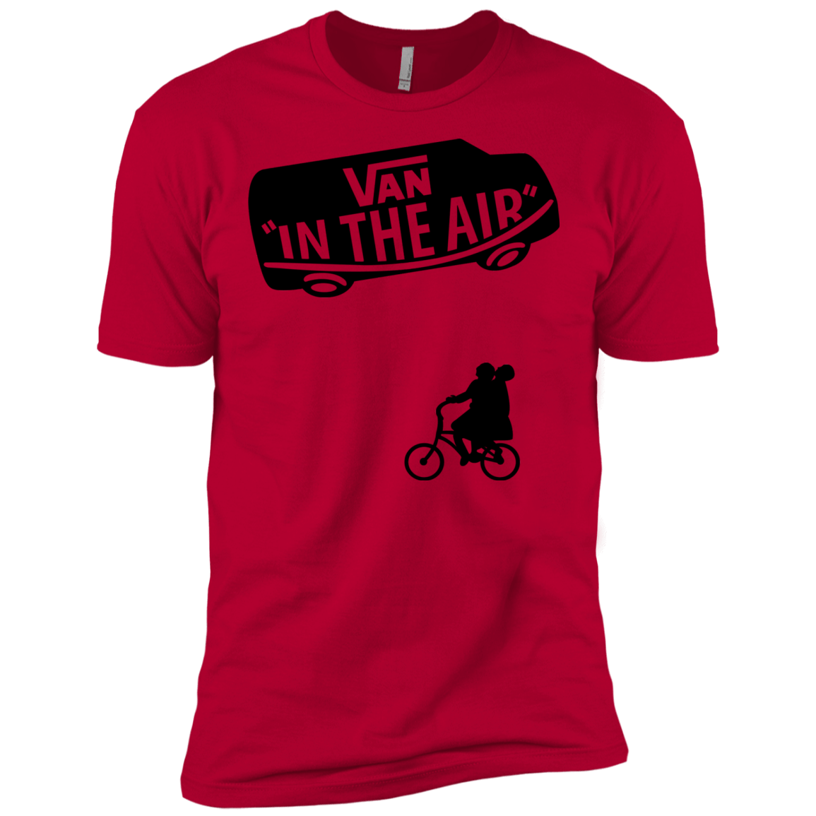 T-Shirts Red / X-Small Van in the Air Men's Premium T-Shirt
