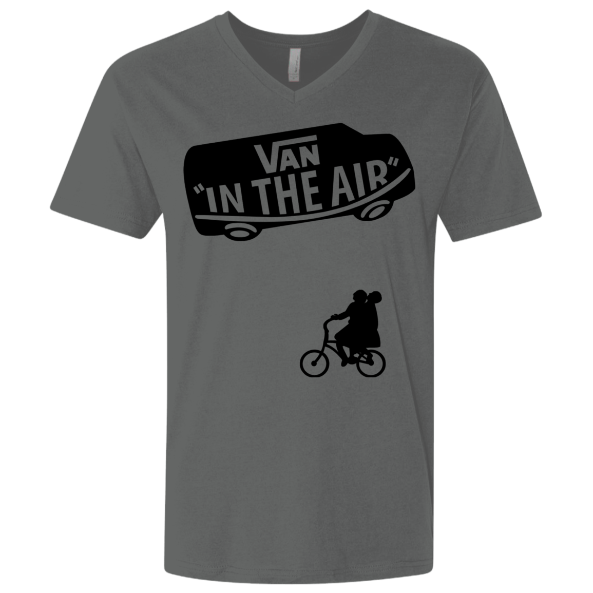 T-Shirts Heavy Metal / X-Small Van in the Air Men's Premium V-Neck