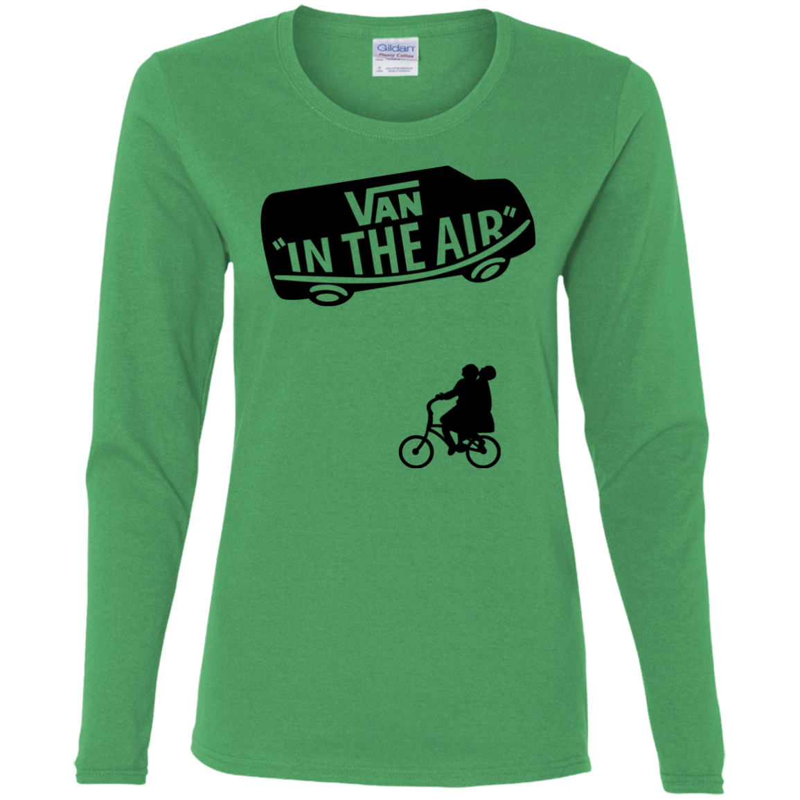T-Shirts Irish Green / S Van in the Air Women's Long Sleeve T-Shirt