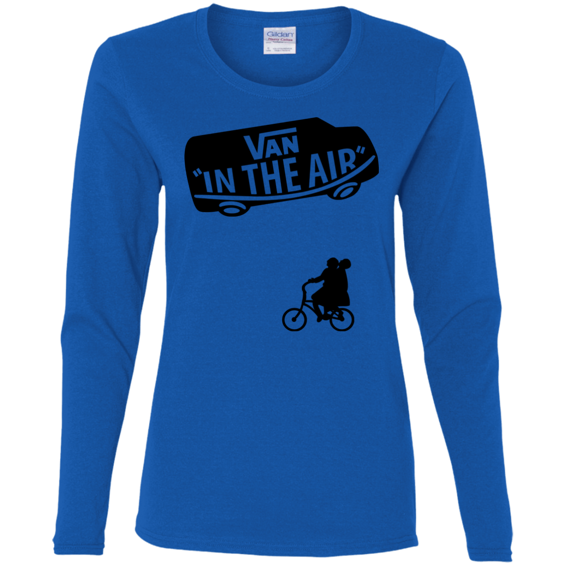T-Shirts Royal / S Van in the Air Women's Long Sleeve T-Shirt