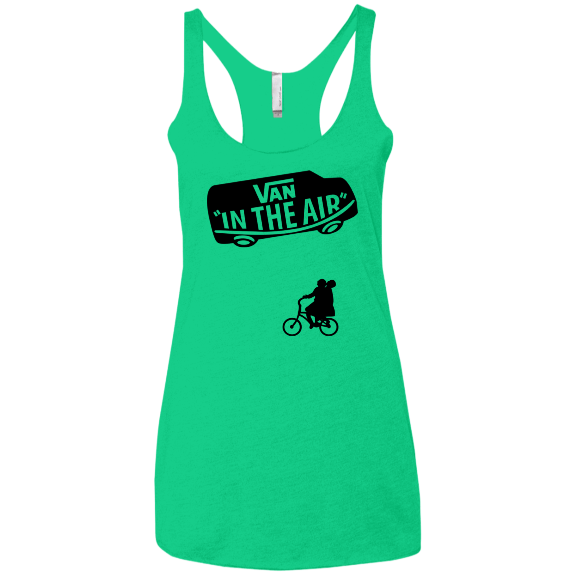 T-Shirts Envy / X-Small Van in the Air Women's Triblend Racerback Tank