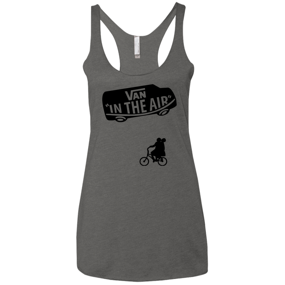 T-Shirts Premium Heather / X-Small Van in the Air Women's Triblend Racerback Tank