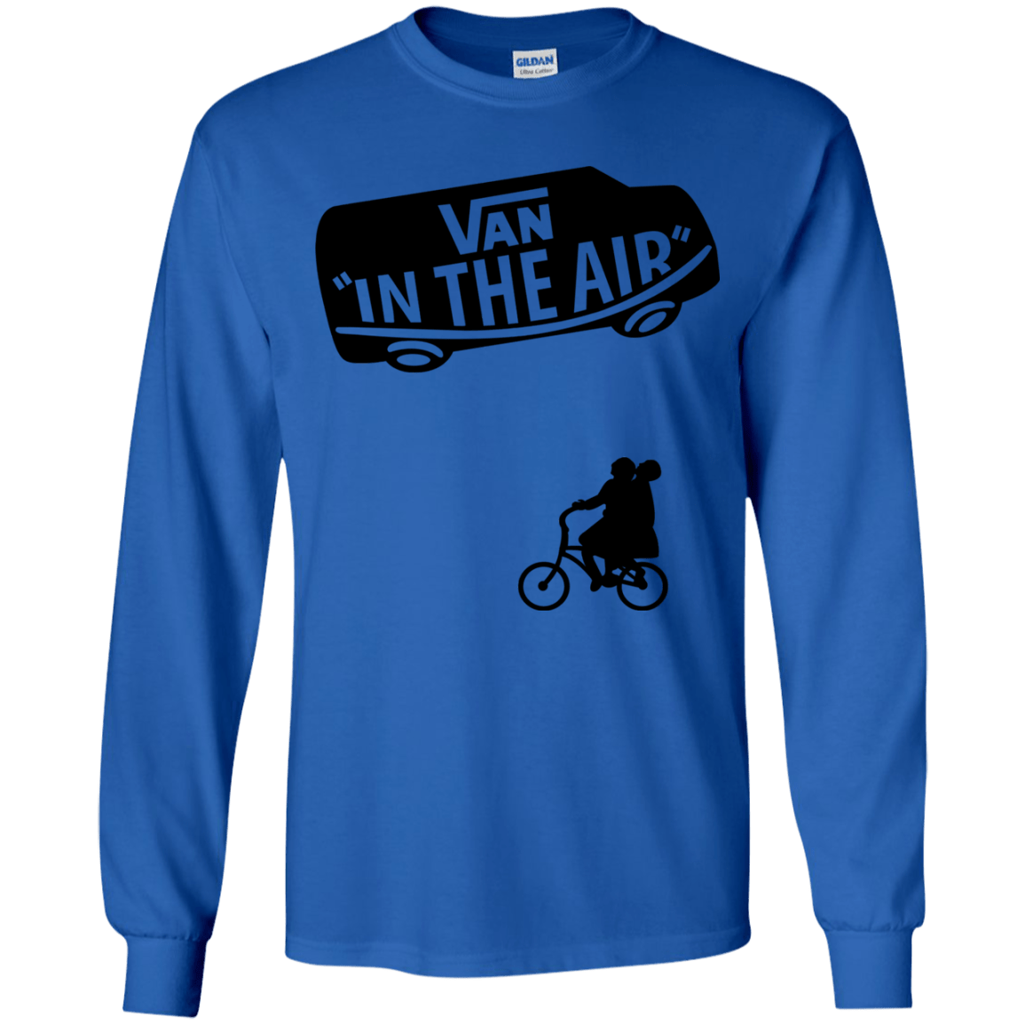 T-Shirts Royal / YS Van in the Air Youth Long Sleeve T-Shirt