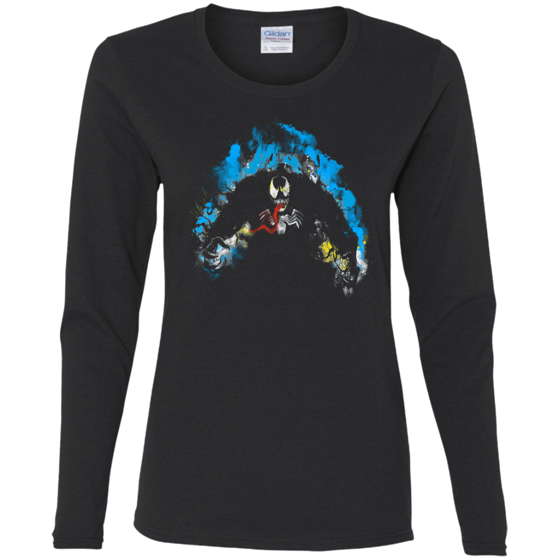 T-Shirts Black / S Venomous Women's Long Sleeve T-Shirt