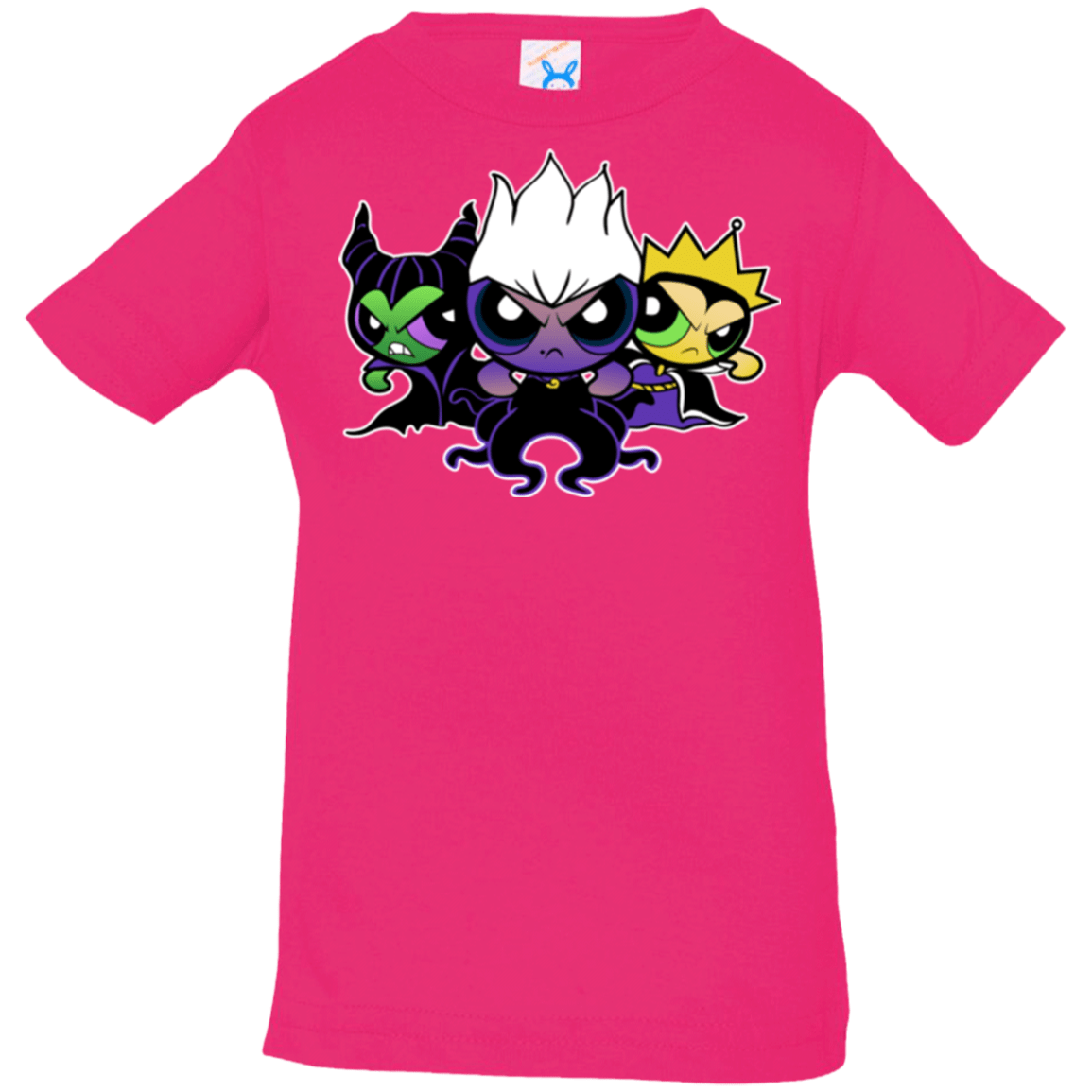 T-Shirts Hot Pink / 6 Months Villain Puff Girls Infant Premium T-Shirt