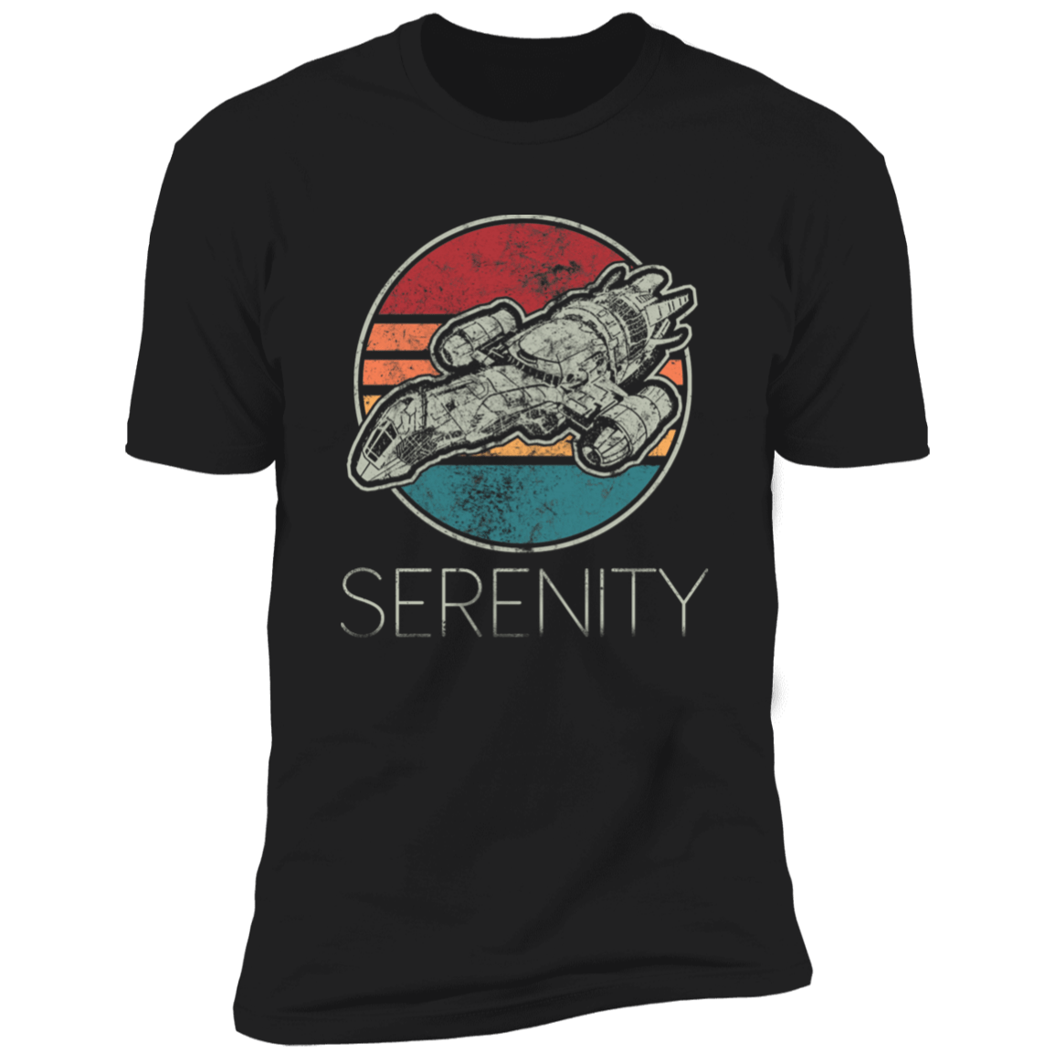T-Shirts Black / X-Small Vintage Serenity Men's Premium T-Shirt