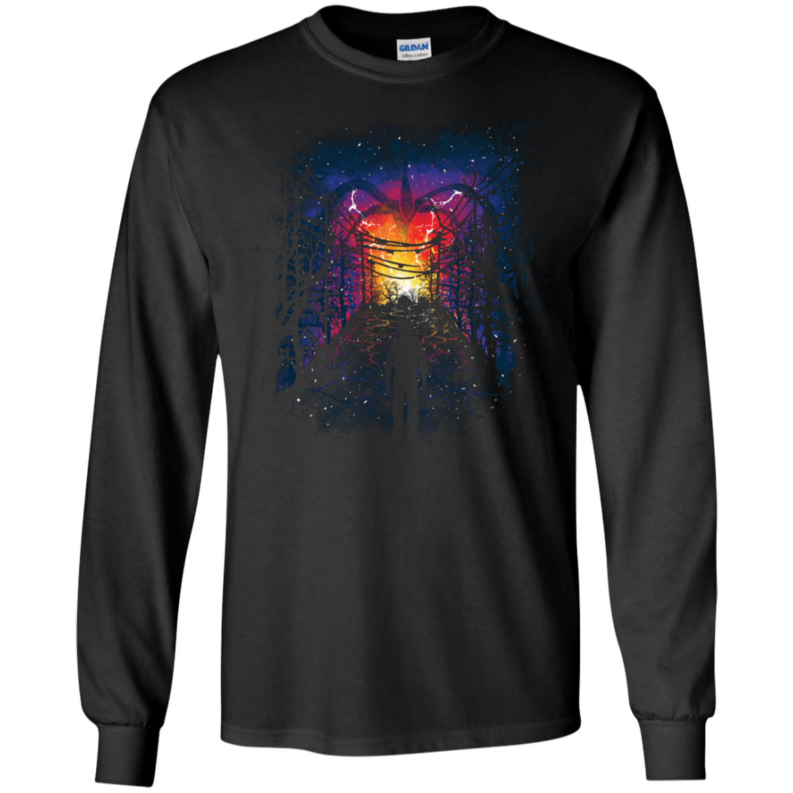 T-Shirts Black / S Visions Men's Long Sleeve T-Shirt