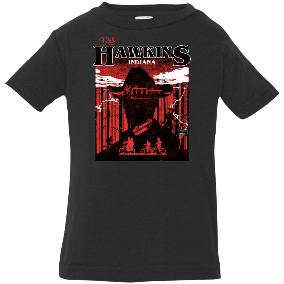 T-Shirts Black / 6 Months Visit Hawkins Infant Premium T-Shirt