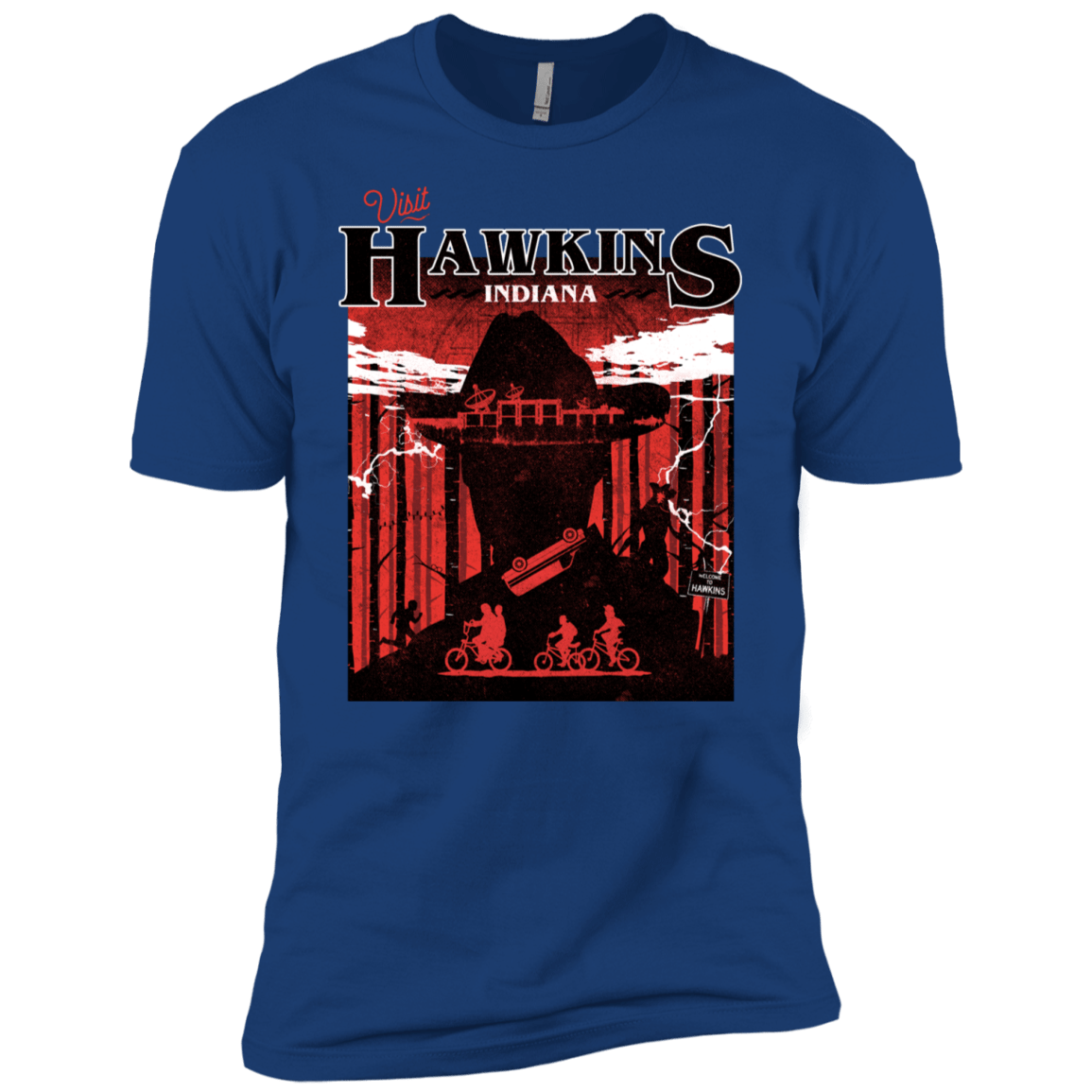T-Shirts Royal / X-Small Visit Hawkins Men's Premium T-Shirt