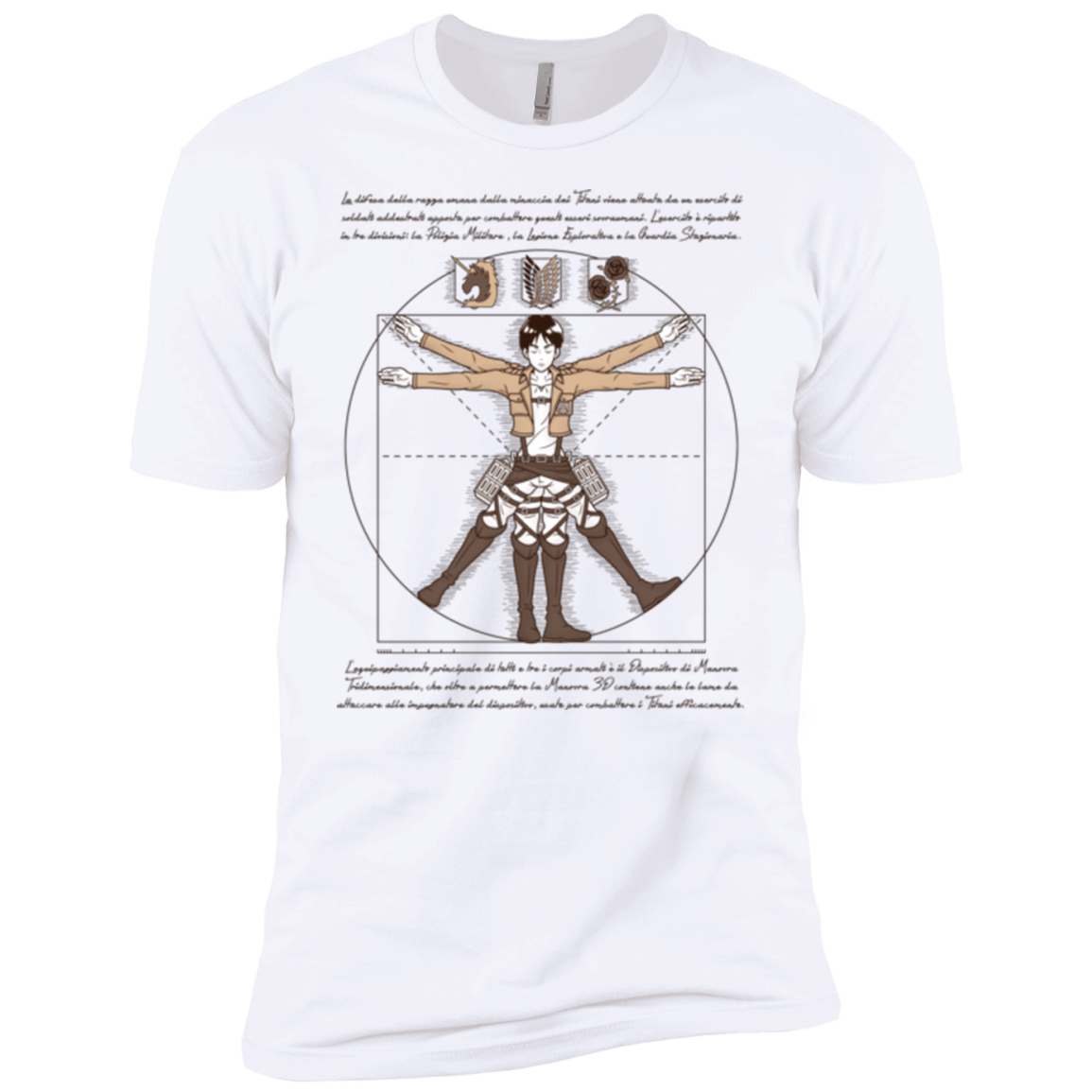 T-Shirts White / YXS VITRUVIAN TRAINEE Boys Premium T-Shirt