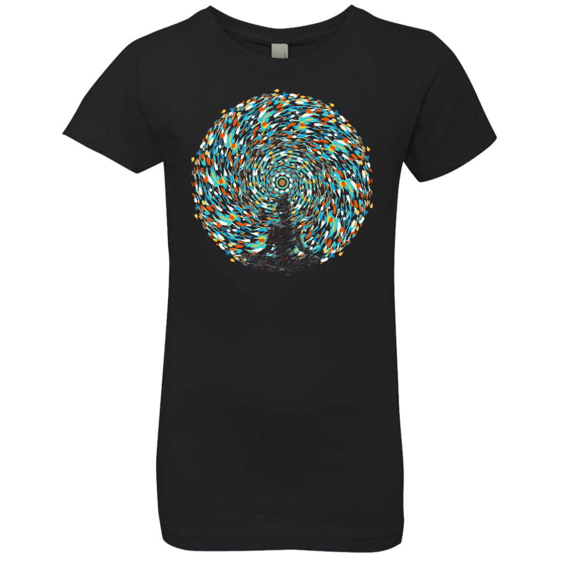 T-Shirts Black / YXS Vortex Bending Girls Premium T-Shirt